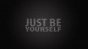 Just Be You!